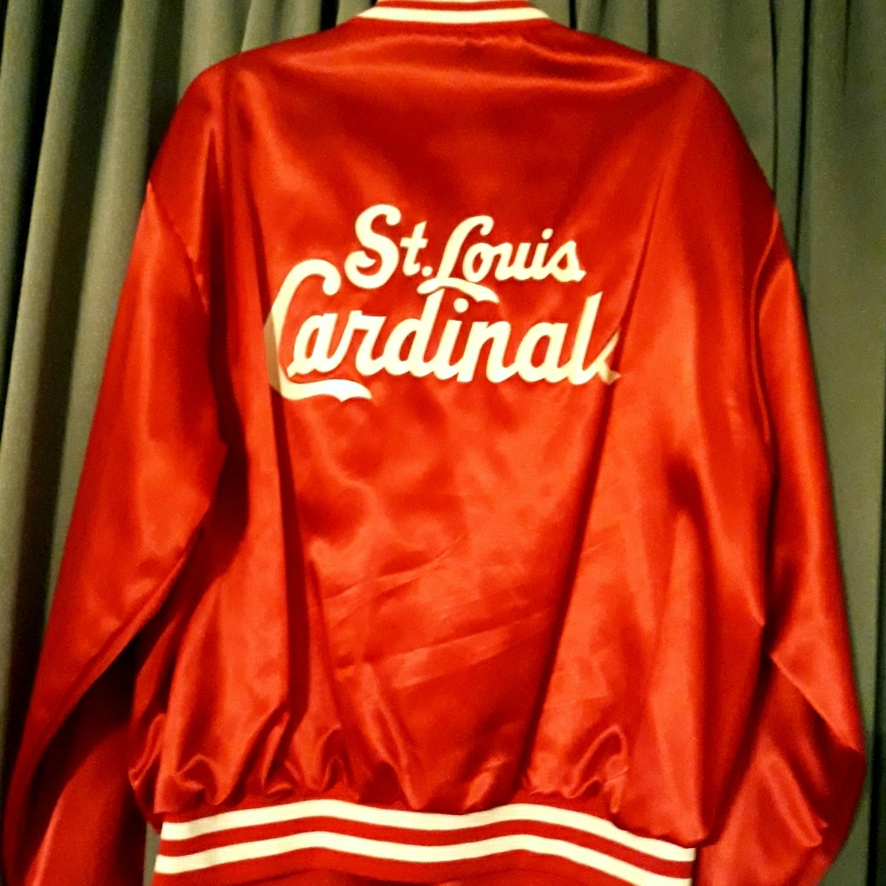 Vintage Cardinals Swingster Satin Bomber Jacket
